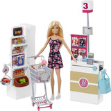 Muñeca Barbie Supermarket Grocery Store-themed Set
