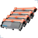 Kit Com 04 Toner Para Uso Brother Tn-2370 Tn2340 Tn660 L2540