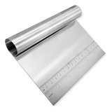 Espátula Cortador Raspador 15cm Inox Massas Pães Pizza Bolo