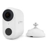 Smart Camera Interna E Externa Positivo Com Bateria Branco