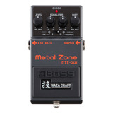 Pedal Boss Para Guitarra Waza Craft Mt-2w Metal Zone Japan