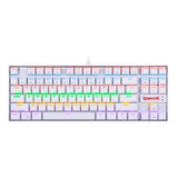 Teclado Gamer Redragon Kumara K552 Rainbow Blanco Sw Red