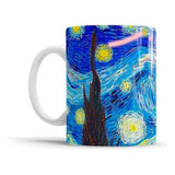 Taza De Cafe La Noche Estrellada Arte Van Gogh Ceramica