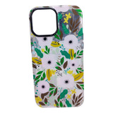 Estuche Para iPhone 12 Pro Max Con Magsafe Diseño En Flores 