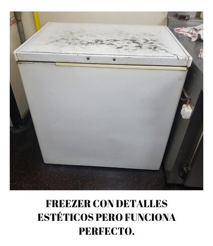 Freezer Pozo Con Detalles Estéticos Enfriando Perfecto