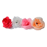 Flores Artificiales Mini Rosas Vintage X 100 U Grande 4,5cm 