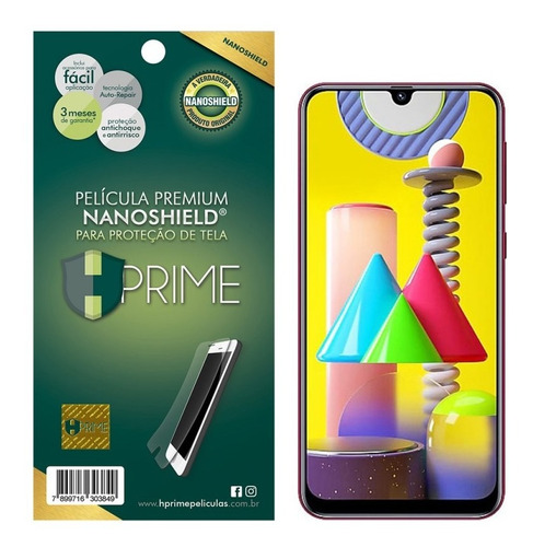 Película Nanoshield Hprime Samsung Galaxy M31 E M21s 6.4 Top