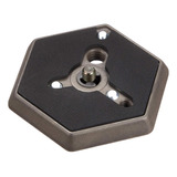 Manfrotto 130-14 - Placa De Montaje Hexagonal De Liberacion