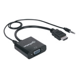 Convertidor Video Manhattan 151559  Hdmi A Svga+audio,