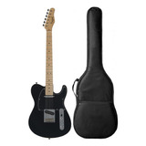 Kit Guitarra Telecaster Tagima Classic Maple T550 Black Capa