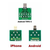 Kit 3 Dock Test Placa iPhone E Android Conector Usb Tipo C