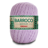 Linha Crochê Barroco Maxcolor 6 Fios 400gr Barbante Colorido Cor Lilás Candy
