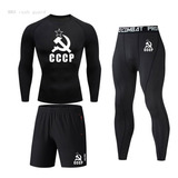 Cccp-traje De Correr Para Hombre Camisa De Manga Larga De P