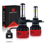 Kit De Faros Led H4 H13 9004 9007 22000lm Para Auto 96w 1860