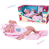 Boneca Reborn Baby Bebê Vinil Supertoys- Imediato