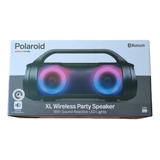 Parlante Polaroid Inalámbrico Boombox Xl Wireless Party 2.5 Color Negro