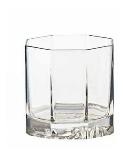 Set X12 Vasos Whisky Octogonal Vidrio Tragos Velas 264 Ml 