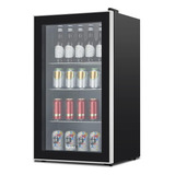 Refrigerador Y Enfriador De Bebidas Para 120 Latas Con Puert