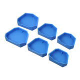 Base Dental De 6 Piezas, Color Azul, Modelo Dental