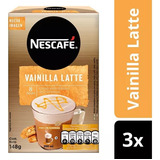Café Nescafé Vainilla Latte X3 Displays (24 Sobres)