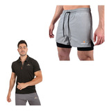 Conjunto! Chomba Hombre Lycra +short Microfibra Con Calza Gs