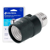 Portalámpara De Pvc Con Sensor De Luz, Volteck 46516