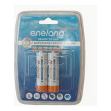 Pilas Aa Megalite Recargables Ni-mh Enelong 2100 Mah P-2100