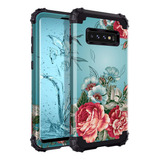 Funda Resistente Para Samsung Galaxy S10 Plus Diseno Floral