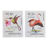 Argentina Aves, Serie Gj 1510-11 Pro Infancia 70 Mint L17188