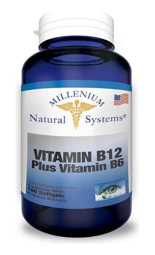 Vitamina B12+b6 De Millenium Natura - Unidad a $539