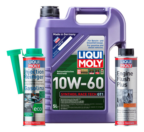 Kit 10w60 Synthoil Race Injection Reiniger Liqui Moly