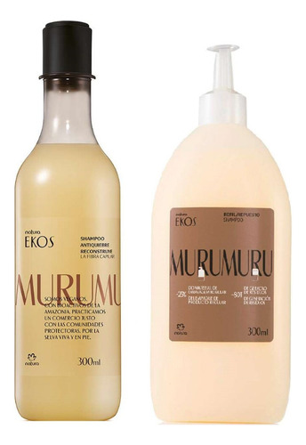 Shampoo + Repuesto Murumuru Ekos Natura Vegano