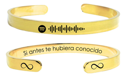 2 Pulseras Amistad Spotify Personalizada, Regalo Amiga