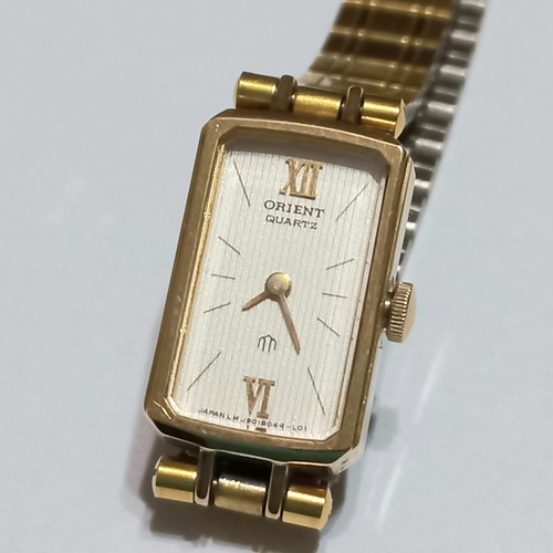 Reloj Pulsera Dama Orient Quartz Dorado Original 