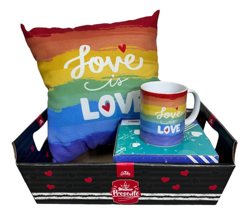 Kit Presente Dia Dos Namorados Casal Amor Almofada + Caneca 