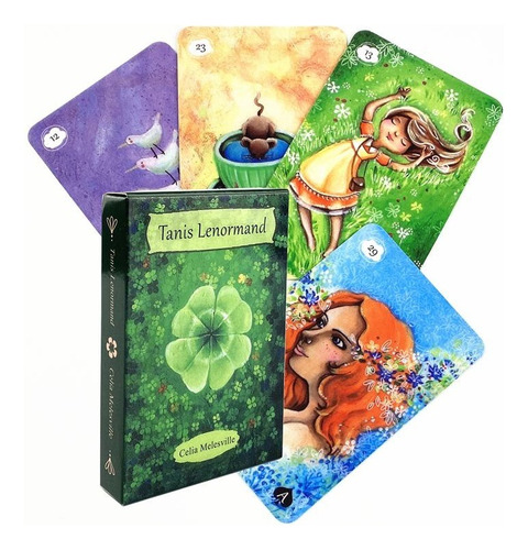 Tarot Oráculo Tanis Lenormand Para Principiantes X40 Cartas