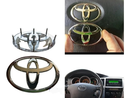 Emblema Volante Airbag Toyota Yaris Belta 6,5x4,5 Centimetro Foto 3