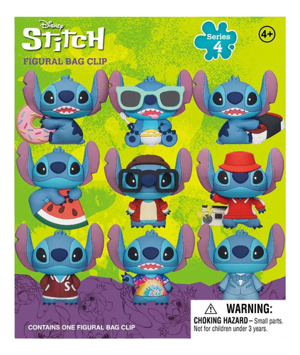 Disney Stitch Figura Llavero Sorpresa Series 4