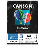 Papel Iris Vivaldi Preto A4 185g 25folhas - Canson