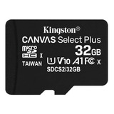 Tarjeta Sd Memoria Kingston 32 Gb 100 Mb/s