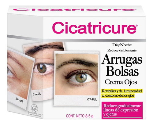 Crema Ojos Cicatricure Dia/noche Reduce Arrugas Bolsas 8,5g