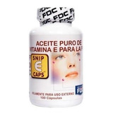 Aceite Facial Vitamina E X 100 dosis (uso Externo)