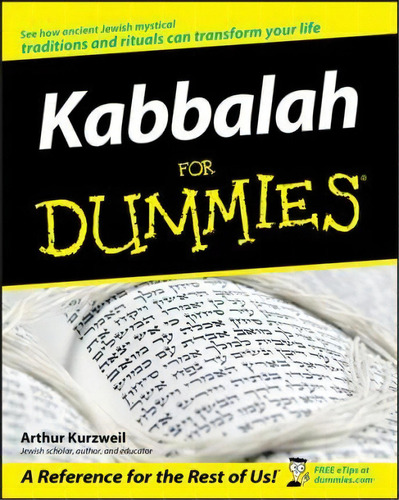 Kabbalah For Dummies, De Arthur Kurzweil. Editorial John Wiley & Sons Inc, Tapa Blanda En Inglés