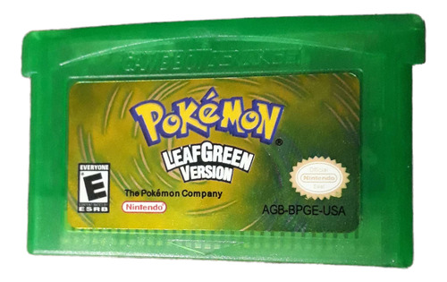 Pokémon Leafgreen Version Gba Físico Inglés Verde Hoja