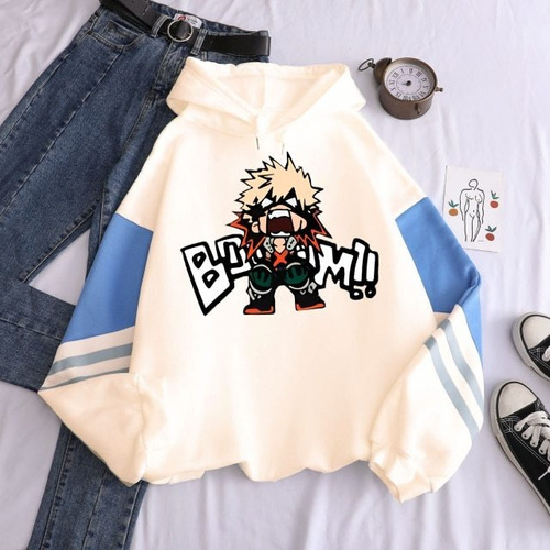 Anime Mi Héroe Academia Bakugo Katsuki Impreso Hombres/muj