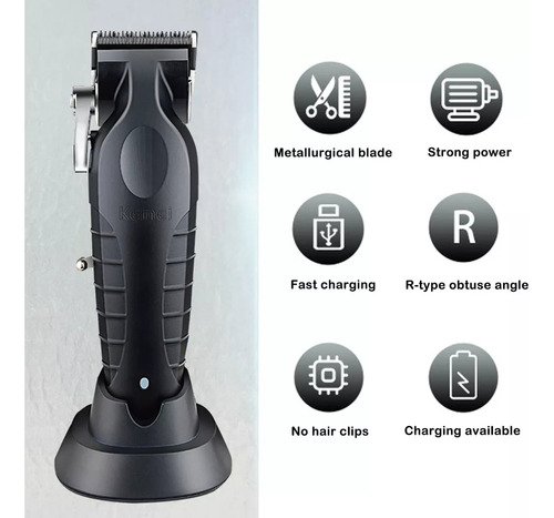 Kemeil 2296 Trimmer Maquina Para Cortar Cabello Profesional