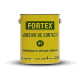 Cemento Contacto Fortex C 81 De 4 Litros Adhesivo Simil 90