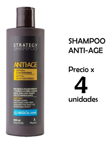 Shampoo Strategy Antiage X 300 Ml 