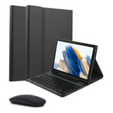 Capa Teclado + Mouse Para Galaxy Tab A8 X200 / X205 10.5