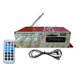 Mini Amplificador Receiver 2 Ch Potência De Saída Rms 20w